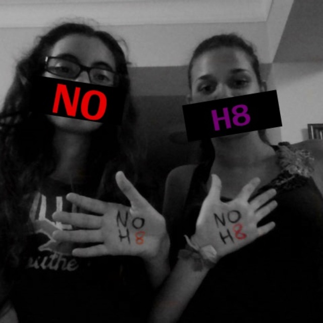 Pau-chan - We support the NOH8 campaing from Dominican Republic ♥
